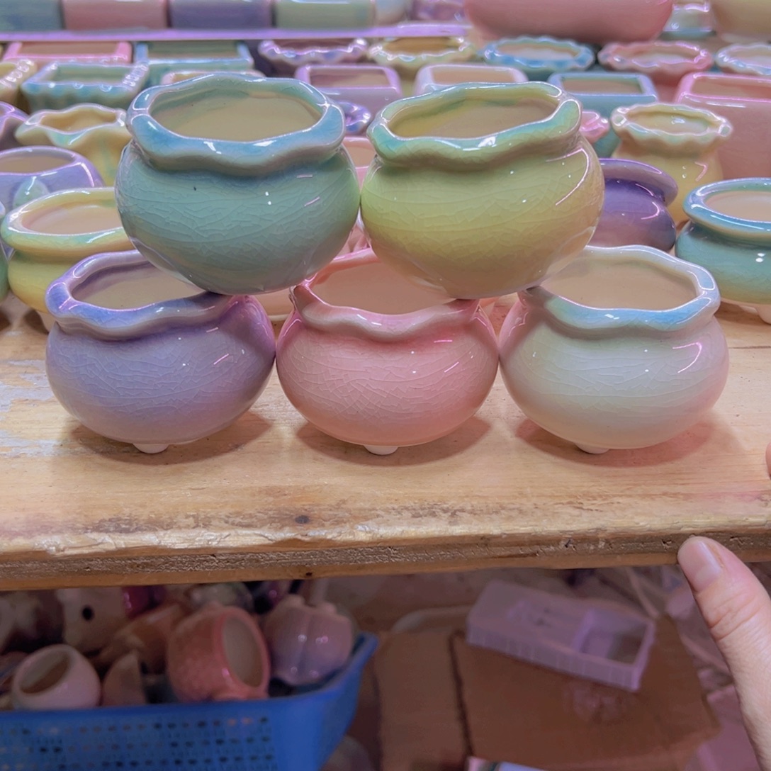 陶瓷花盆当场凑满12包邮