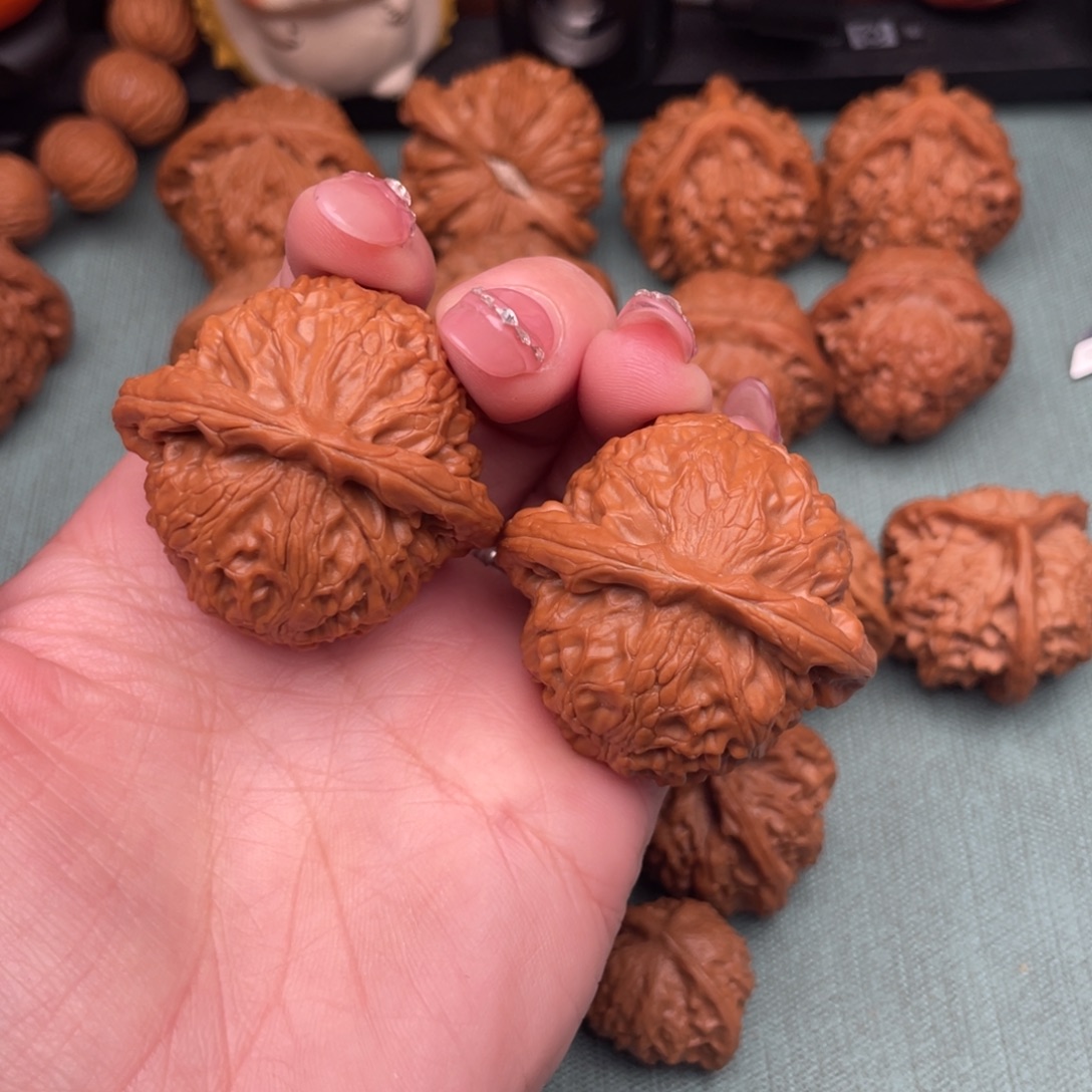 把件文玩核桃全品桃心宫灯42