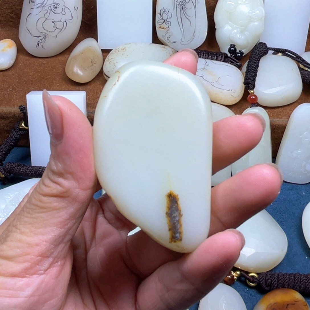 挂件未镶嵌定制和田玉.*.