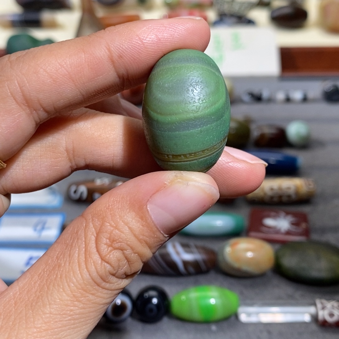 红***玛瑙/玉髓合金颈饰