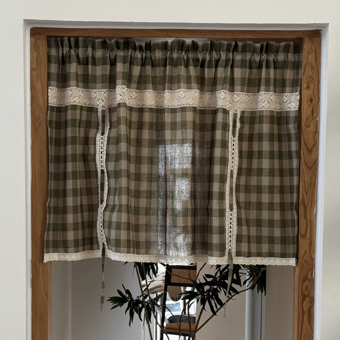 《绿野格絮》短帘（宽140高75）不带杆