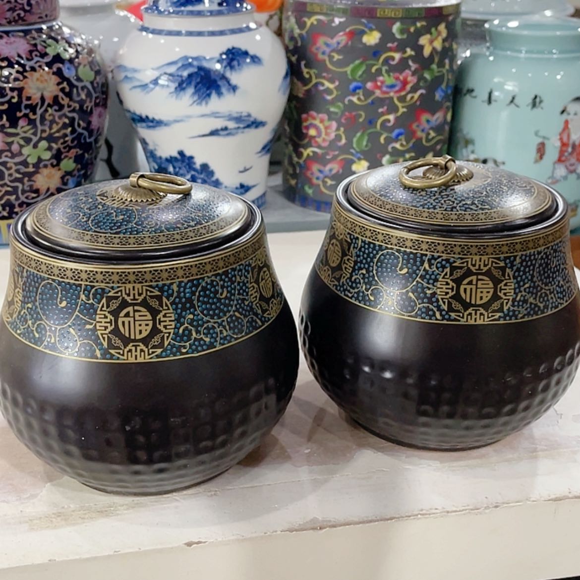 【闪购商品】罐陶瓷茶叶罐密封罐