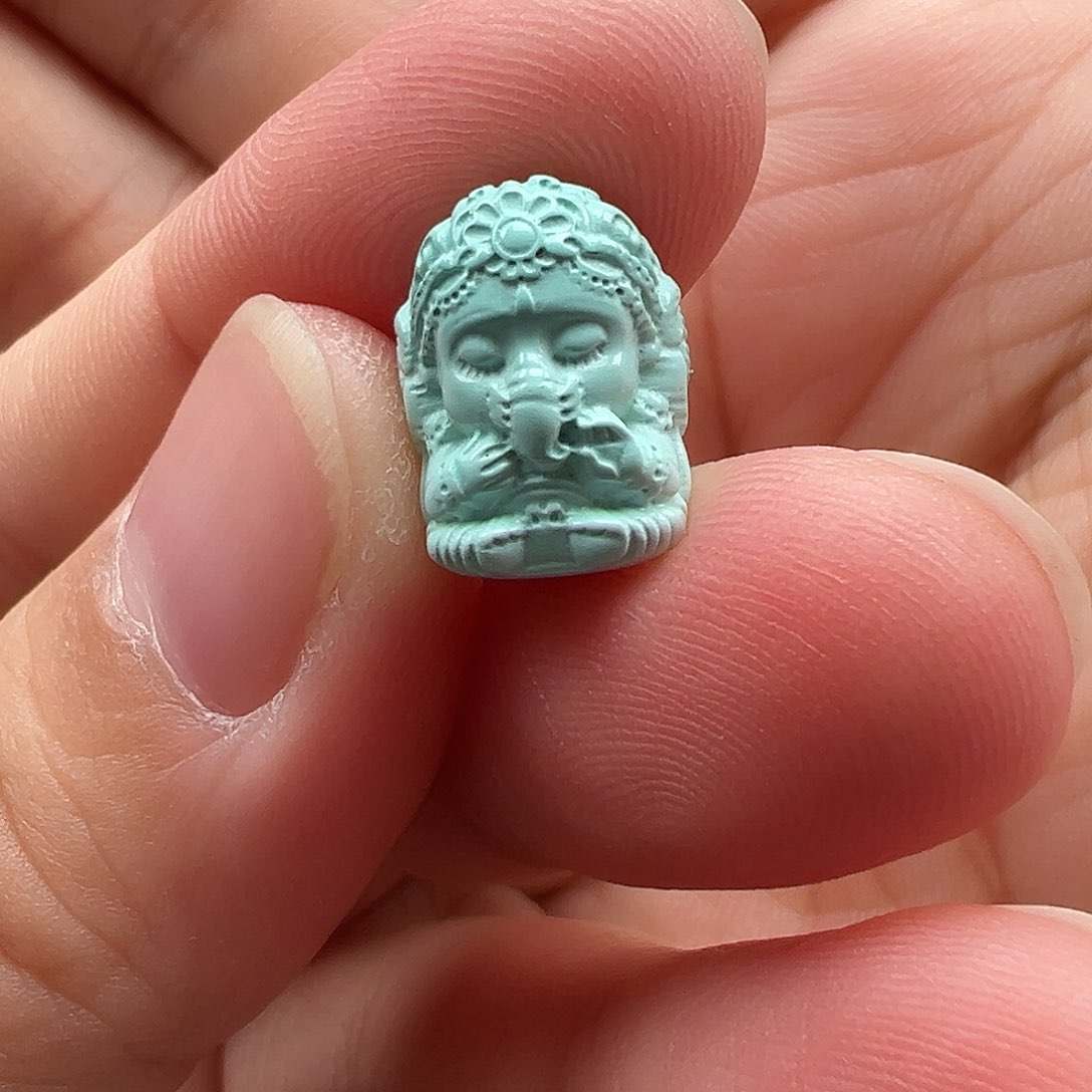 绿松石未镶嵌吊坠(不含链)