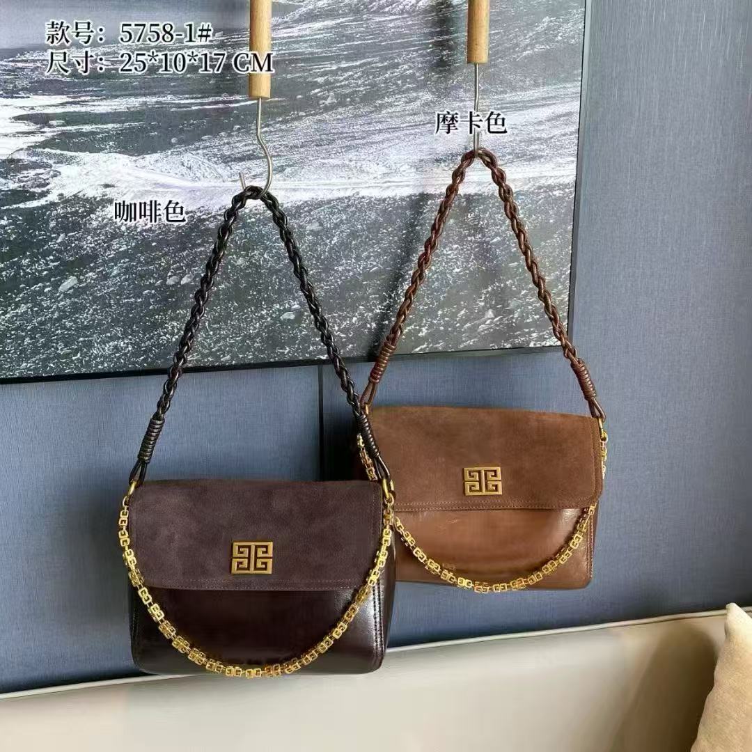 法式经典肩包单肩包轻奢风防水秋冬单根潮流轻奢软面
