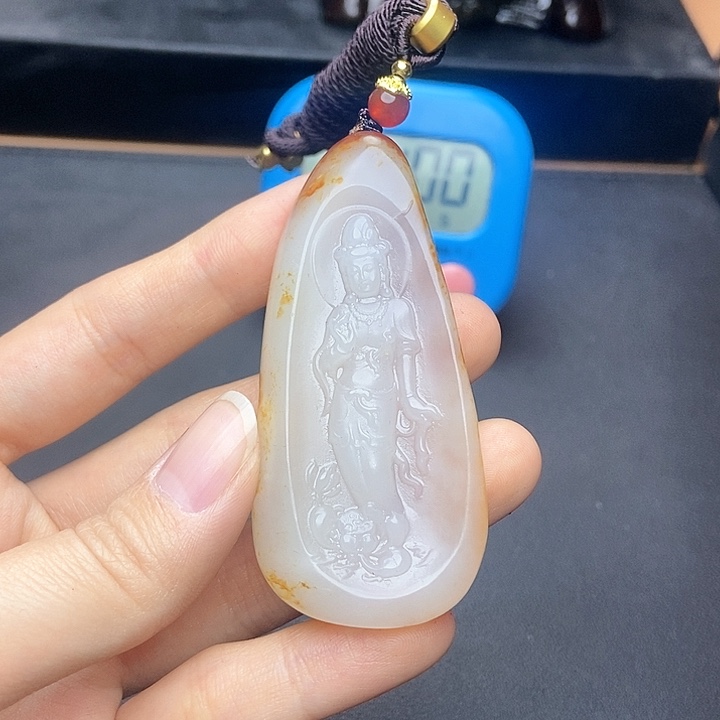 和田玉挂件未镶嵌用****7N