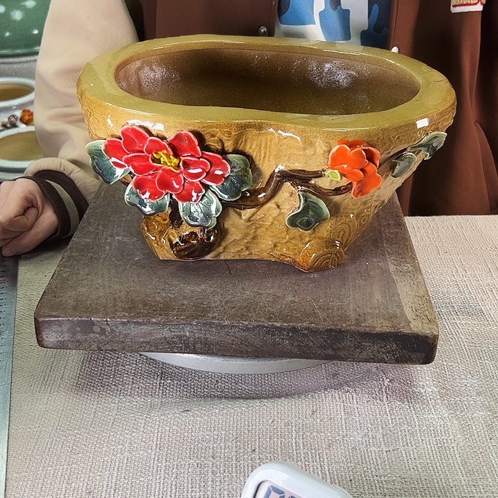 艾***迪泳坤堂石湾花盆陶瓷