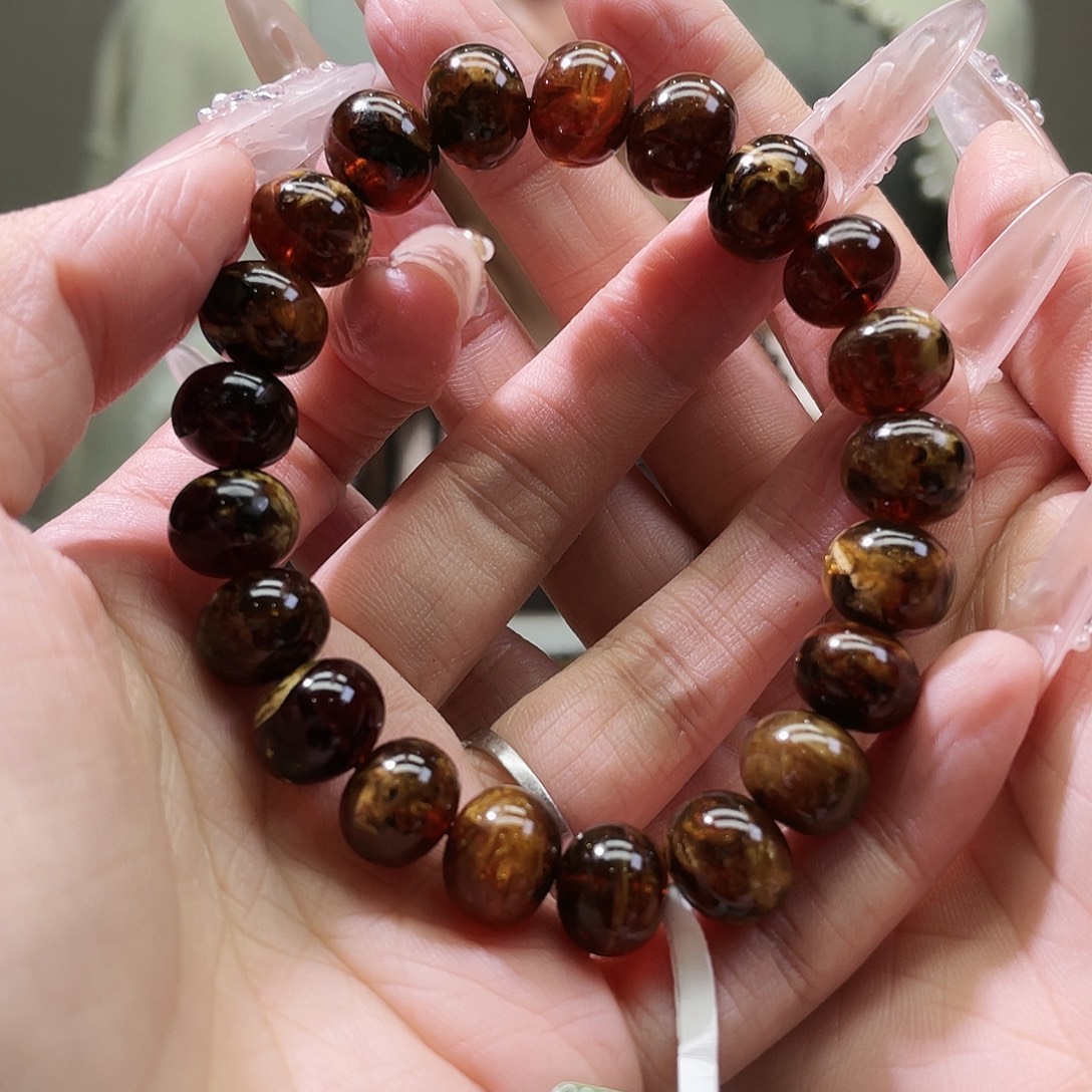 琥珀未镶嵌裸石11花珀