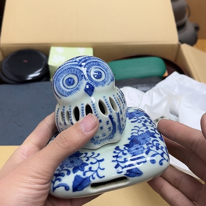 瓷片瓷器摆件工艺品摆件 