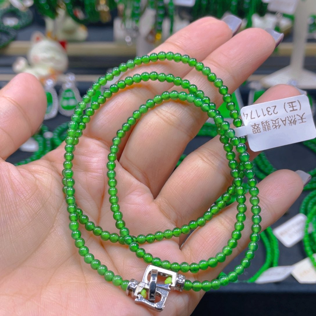 颈饰未镶嵌翡翠项链3