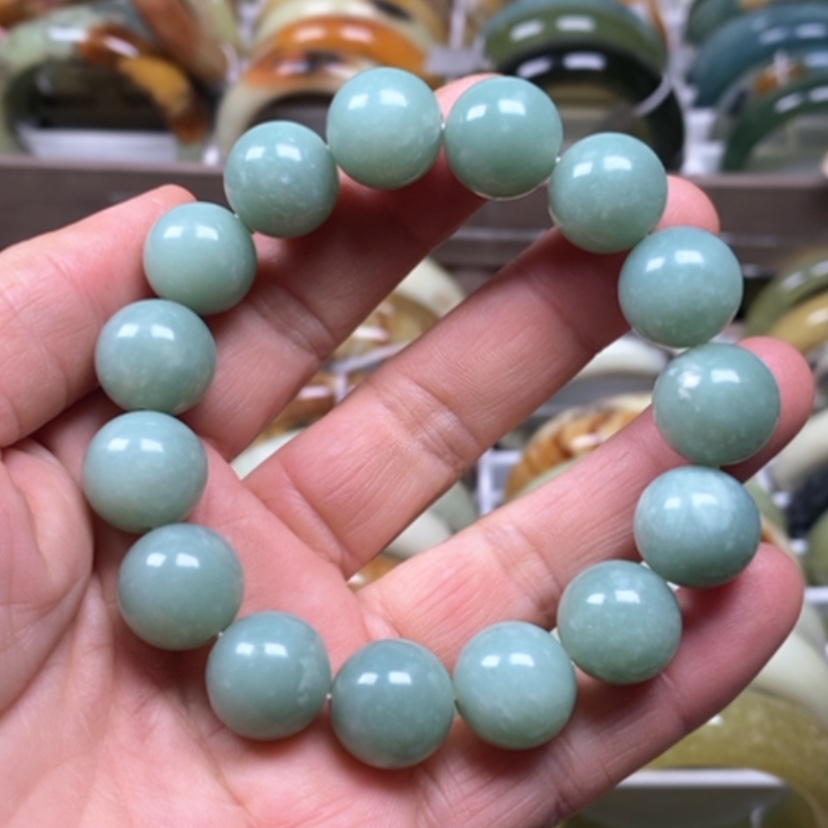 【闪购商品】蛇纹石玉手镯未镶嵌