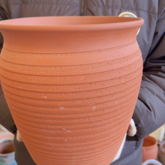 紫砂花盆高26口24—————