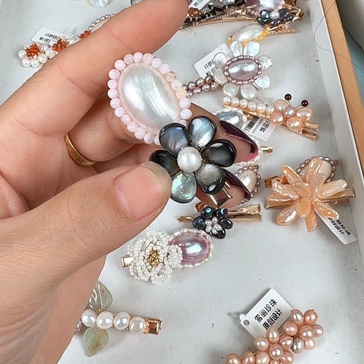 未镶嵌淡水珍珠发饰