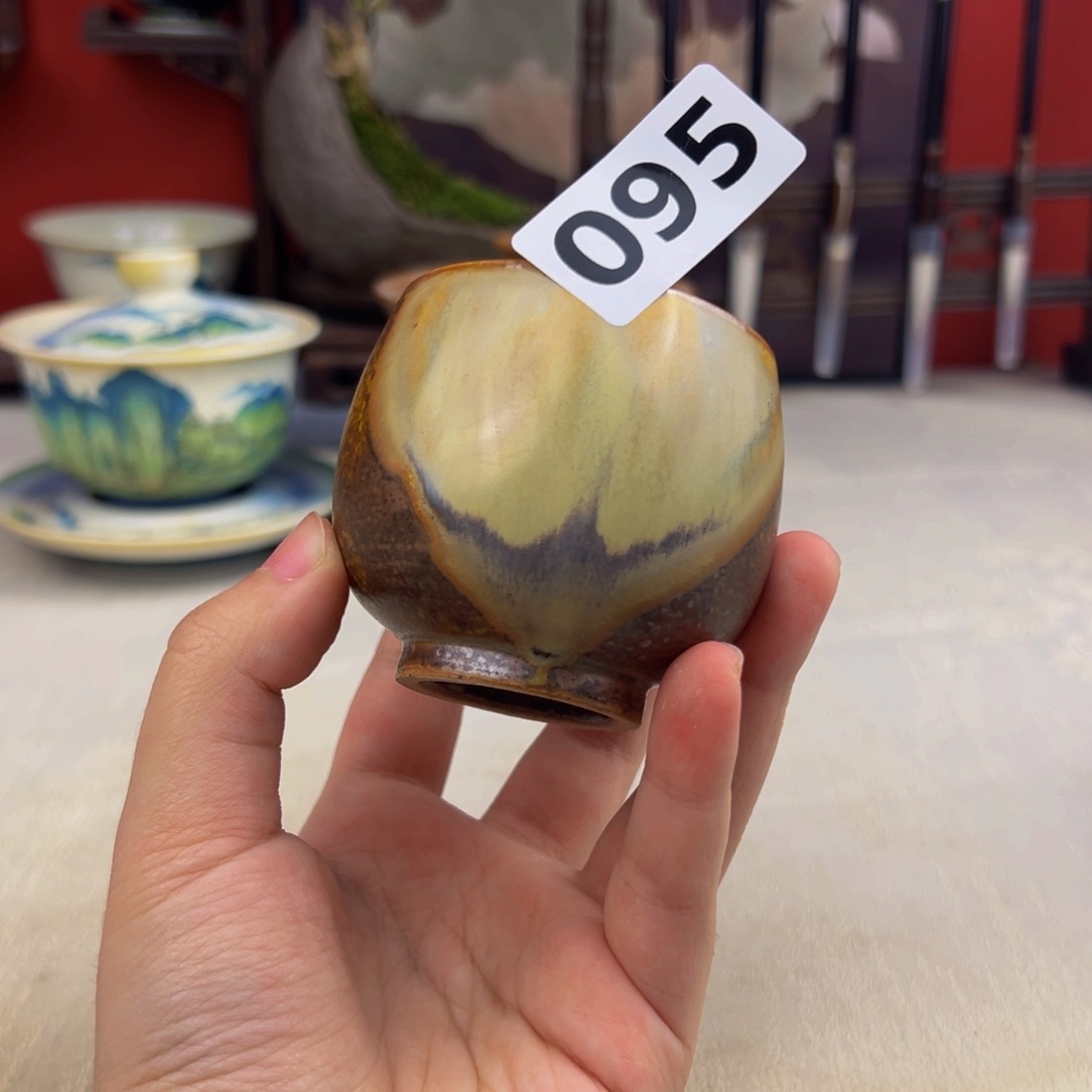 杯纯手工柴烧主人杯