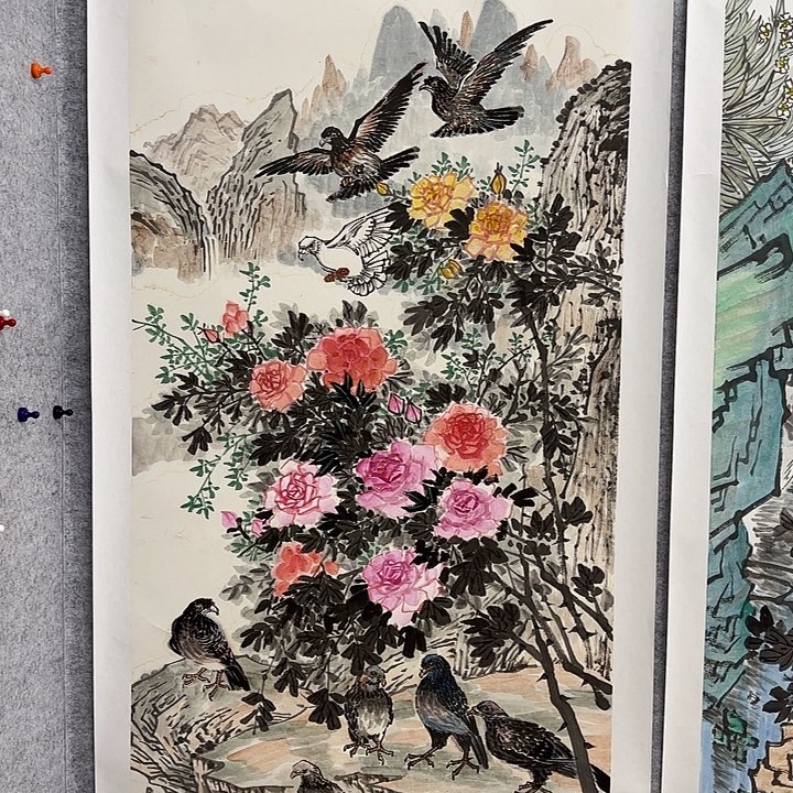 国画花鸟等多种鸟类和动物140.70