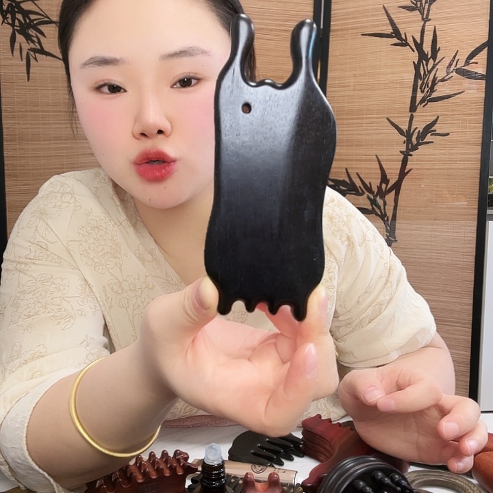 紫光檀墨鱼放松工具微瑕疵