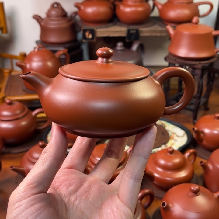 恒***）紫砂茶壶朱泥明炉180cc