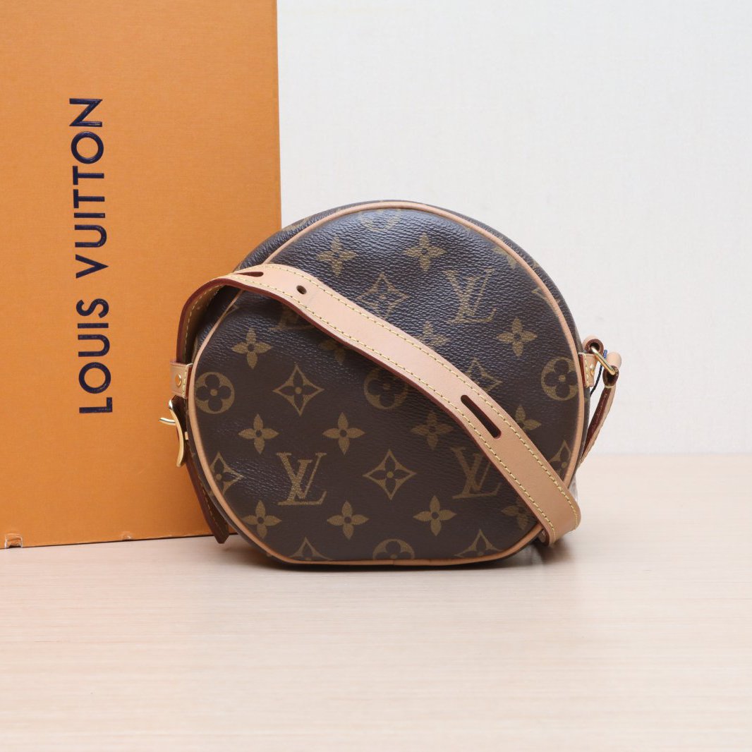 95新 LouisVuitton/路易威登 小花黑黑 软圆饼 小号 17 老花 包