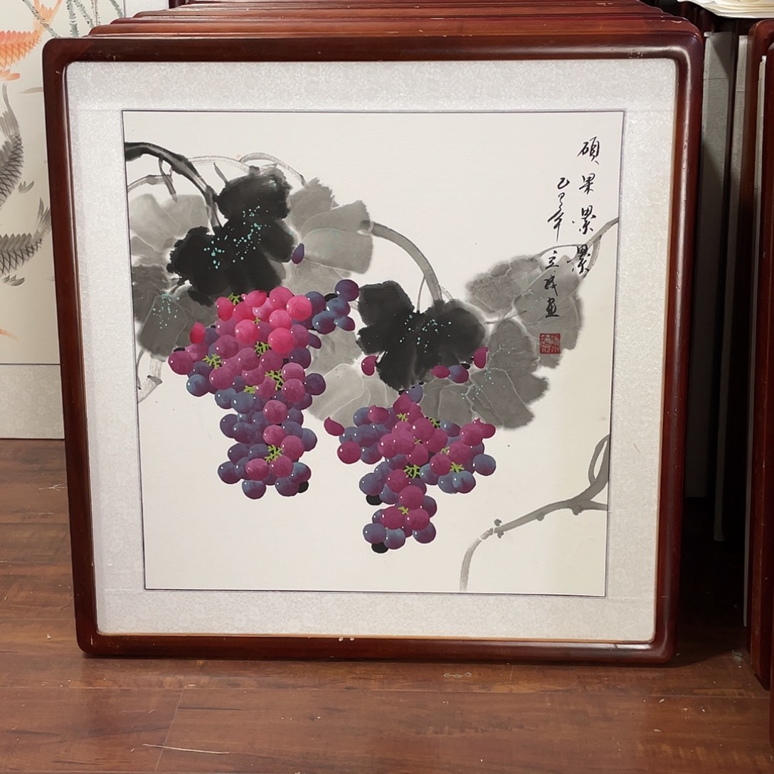 国画带框尺寸63*63厘米