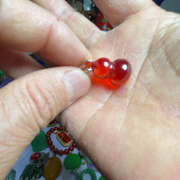 滴血莲花菩提吊坠