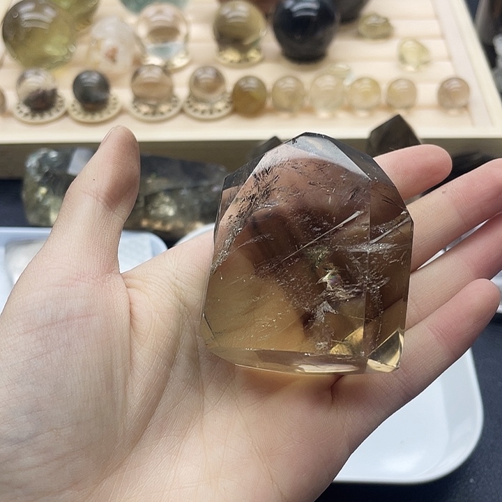 未镶嵌水晶珠宝半成品494水晶