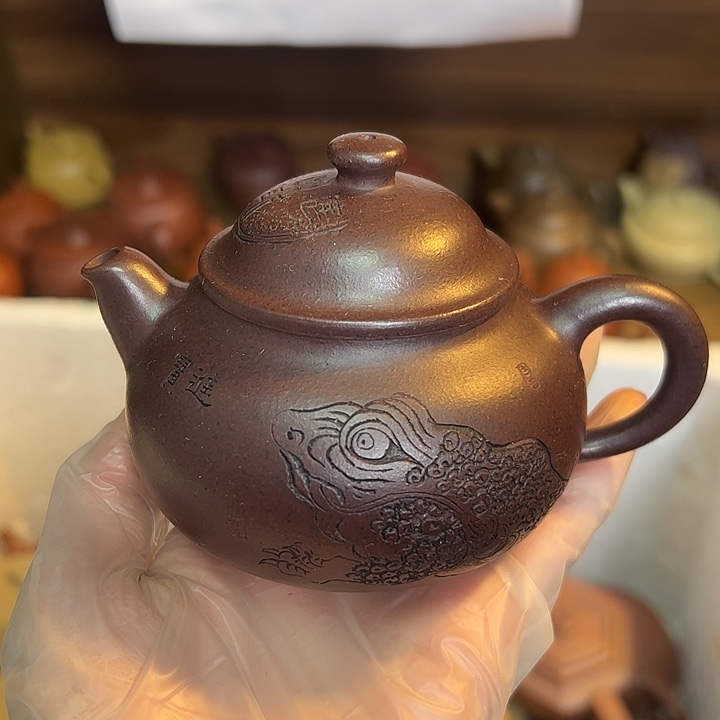 紫砂茶壶宜兴紫砂壶紫泥180