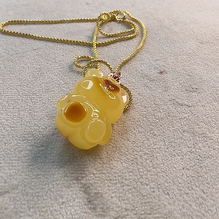 琥珀未镶嵌手链琥珀项链