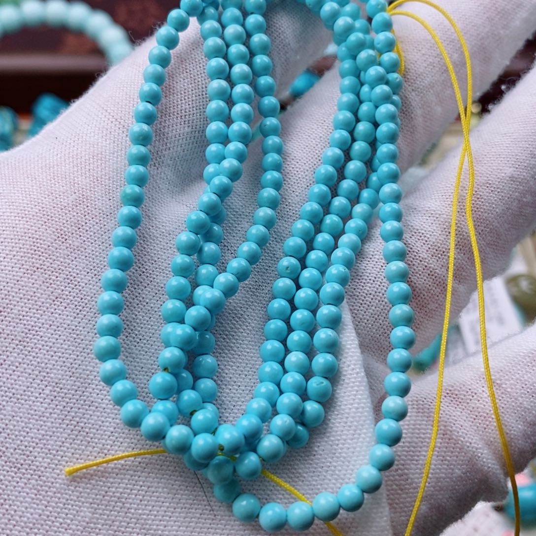 绿松石珠宝奇石未镶嵌马*野