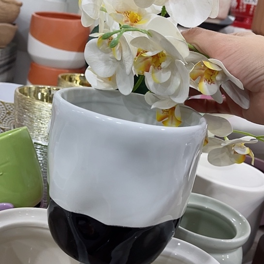 多肉绿植陶瓷花盆9:9包邮，有孔