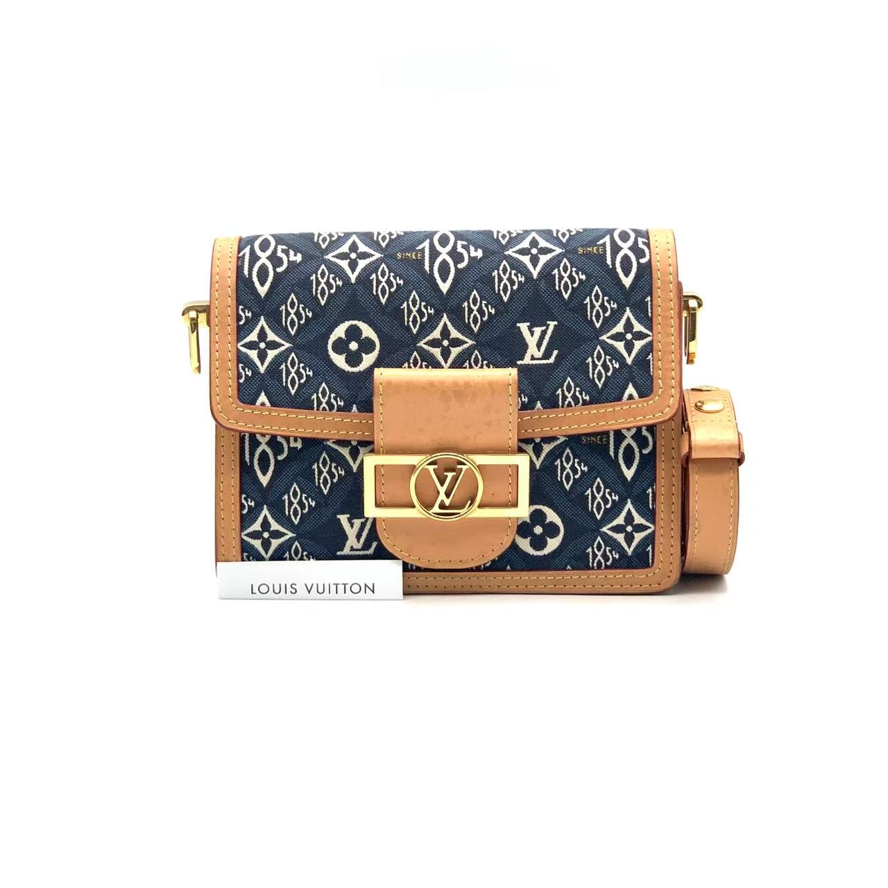 95新 LouisVuitton/路易威登 单宁1854小号达芙妮包/