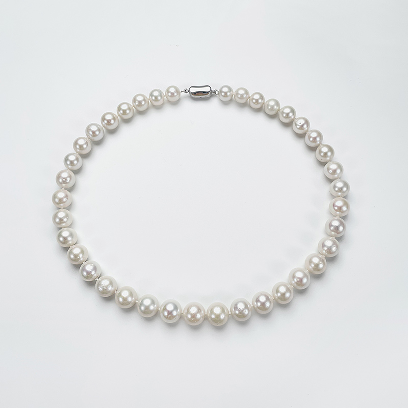 【大白腿】【短发七七】淡水珍珠全珠项链10-12mm/简约百搭
