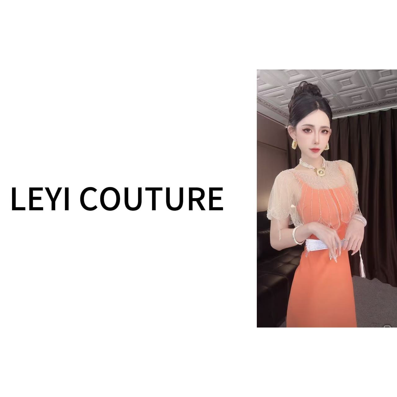 【 LEYI COUTURE】畑畑2025高端气质流苏吊坠开衫