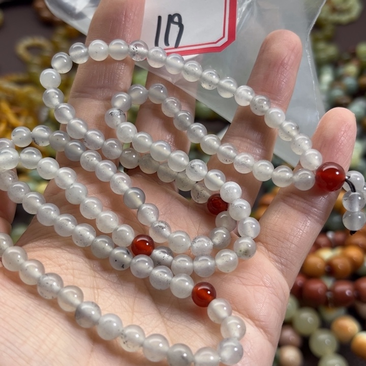 蛇纹石玉未镶嵌手链