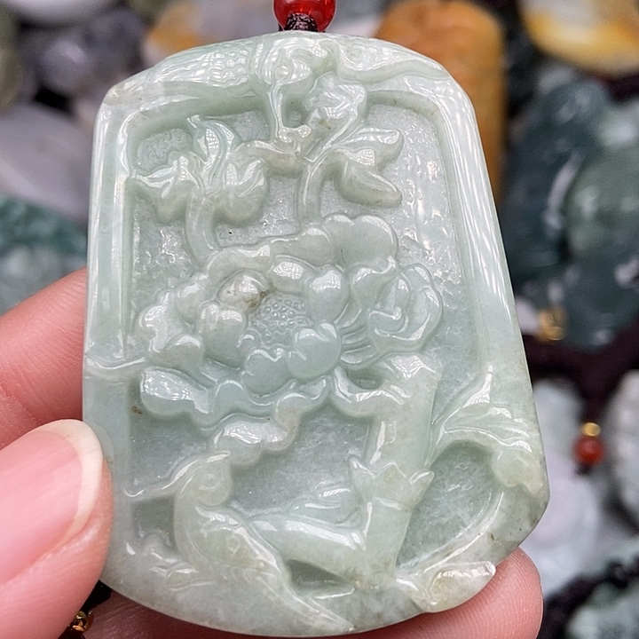 颈饰未镶嵌翡翠 翡翠
