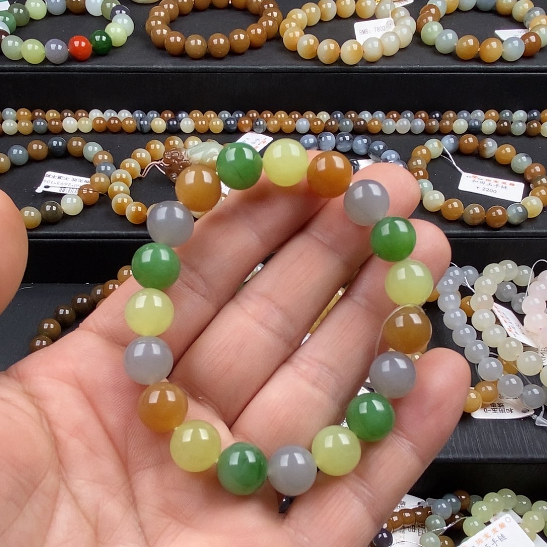 和田玉未镶嵌手链