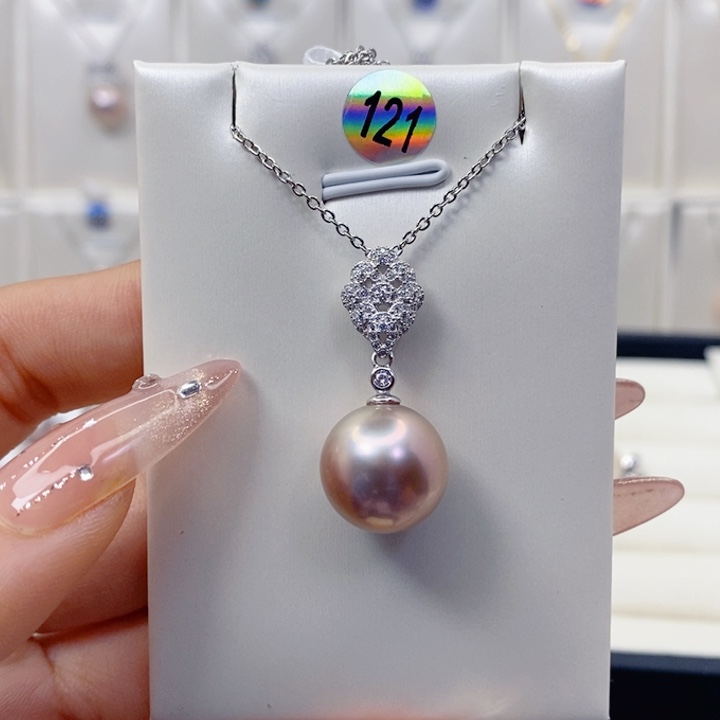 *****颈饰淡水珍珠银S925镶嵌