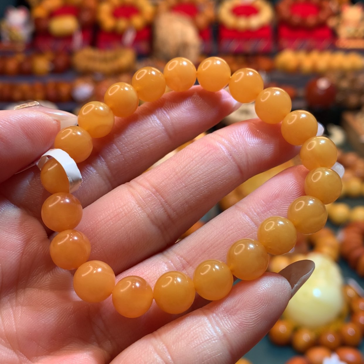 【闪购商品】蜜蜡手串未镶嵌蜜蜡手串