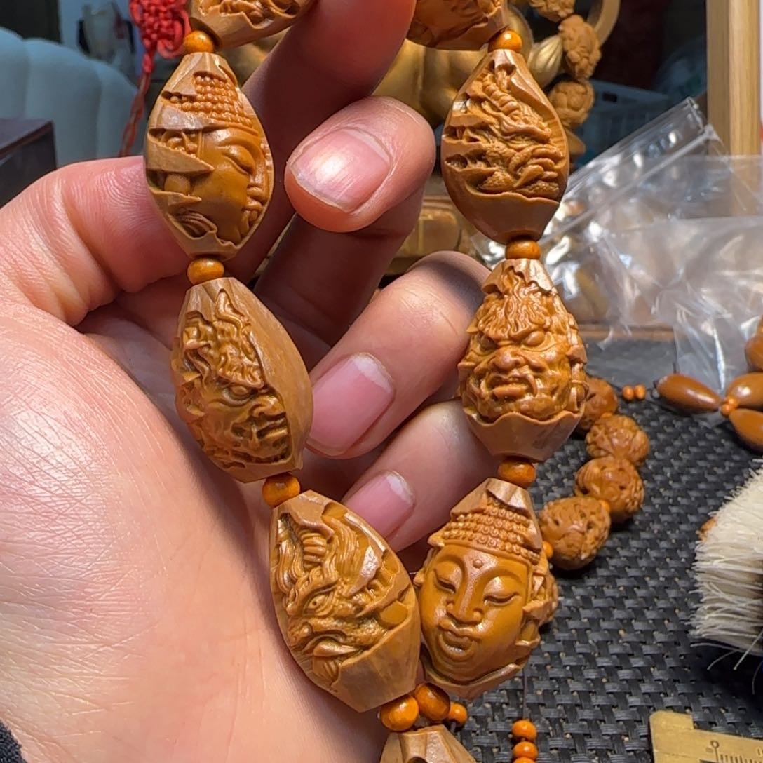 橄榄核手串/手链包衣一念