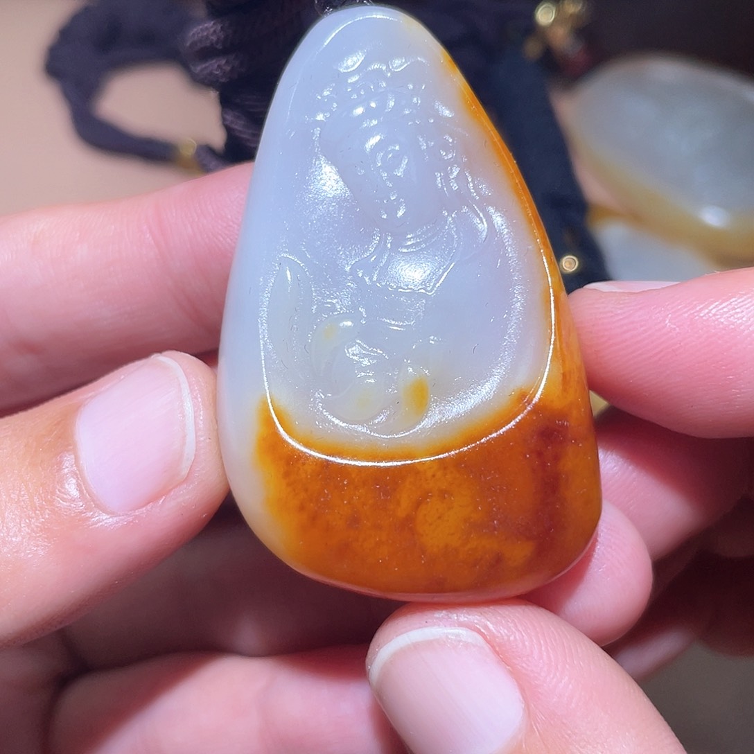 和田玉颈饰未镶嵌A7 