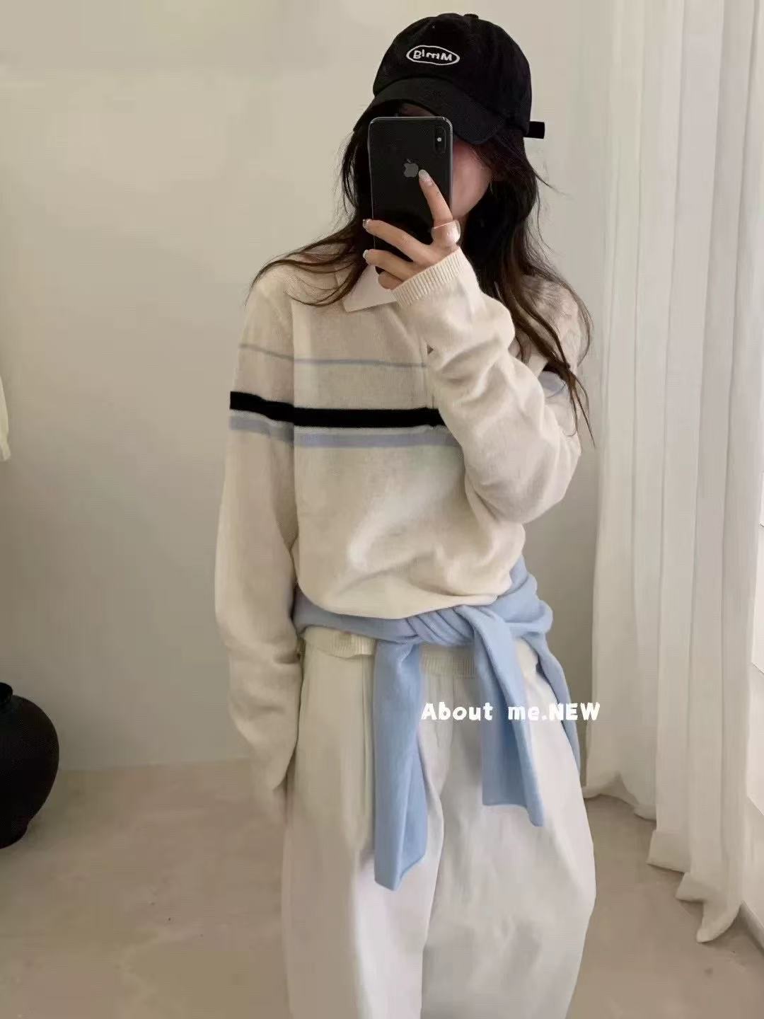 韩系针织小上衣