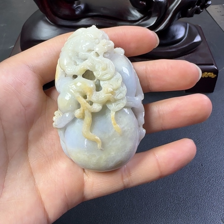 翡翠未镶嵌挂件翡翠