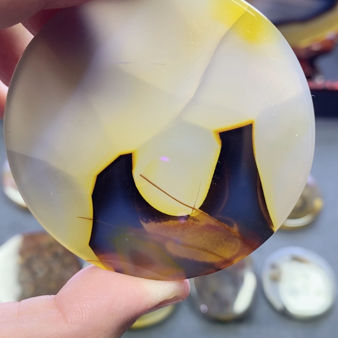 玛瑙/玉髓颈饰未镶嵌编号77