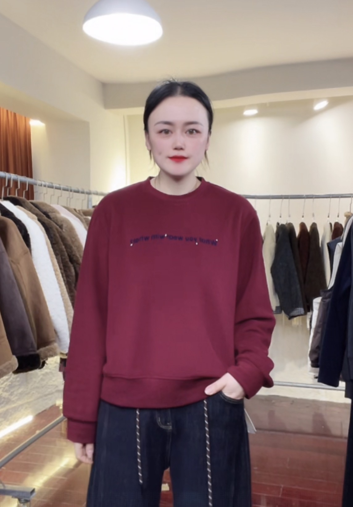 WSN5557（聚水潭）（正宗德绒）厚款女长袖卫衣运动女款女士长袖