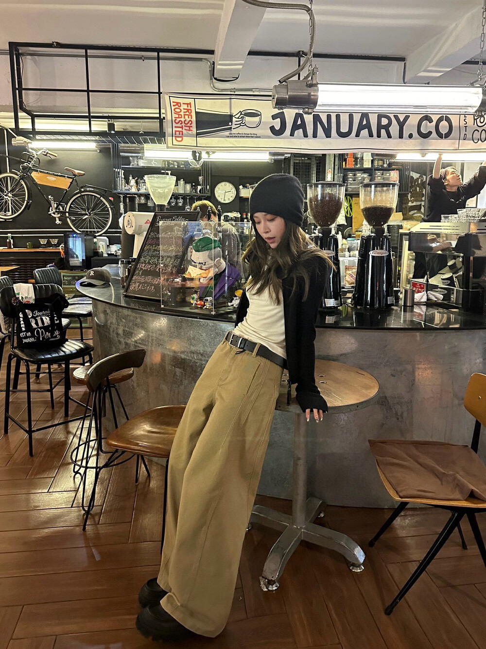 美式复古直筒韩系百搭垂感休闲宽松拖地显瘦长裤子牛仔裤