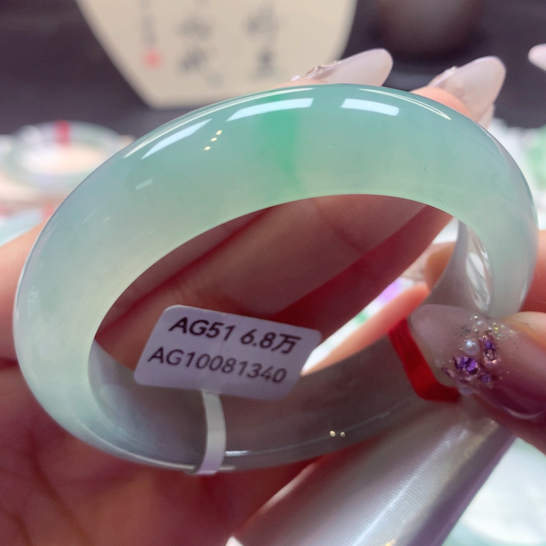 翡翠手镯未镶嵌45翡翠手镯99