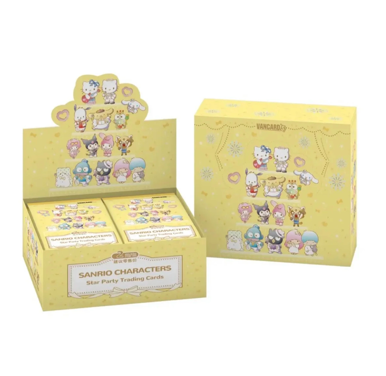 【买一送一】万画云游三丽鸥萌星排队两元包收藏卡牌盲盒