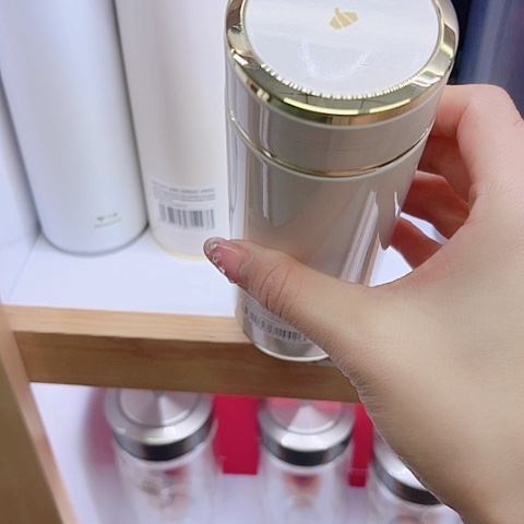 万象保温杯H95L、乳白300毫升➕杯套