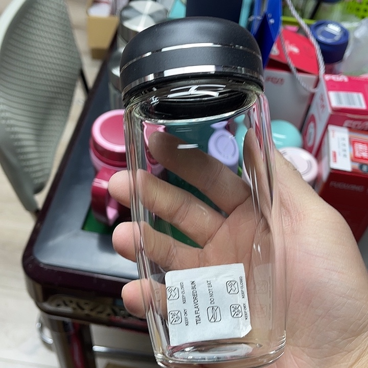 茶隔款玻璃摩妃鹅蛋杯400毫升