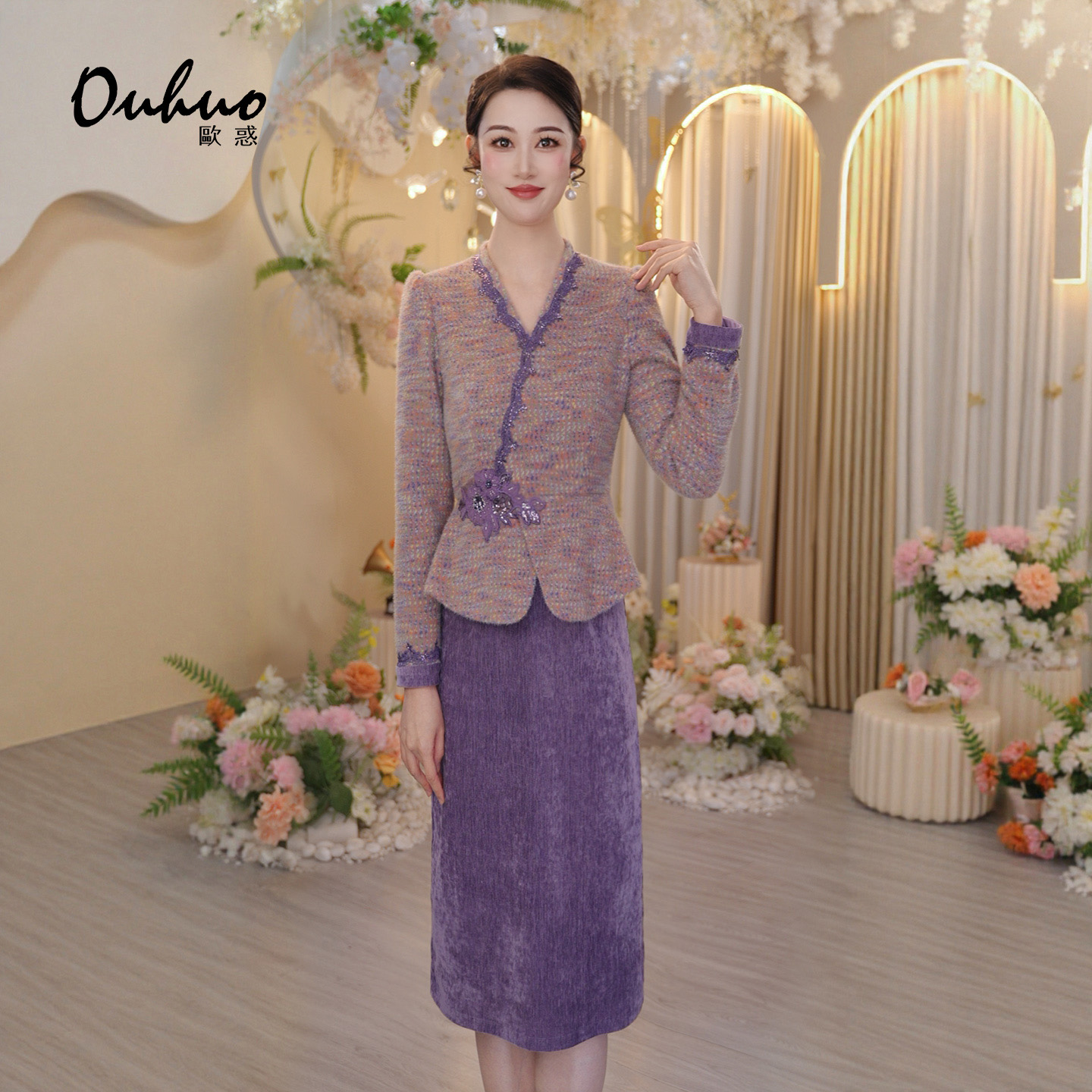 【木木定制】2025年秋冬新款连衣裙OHDRI12069