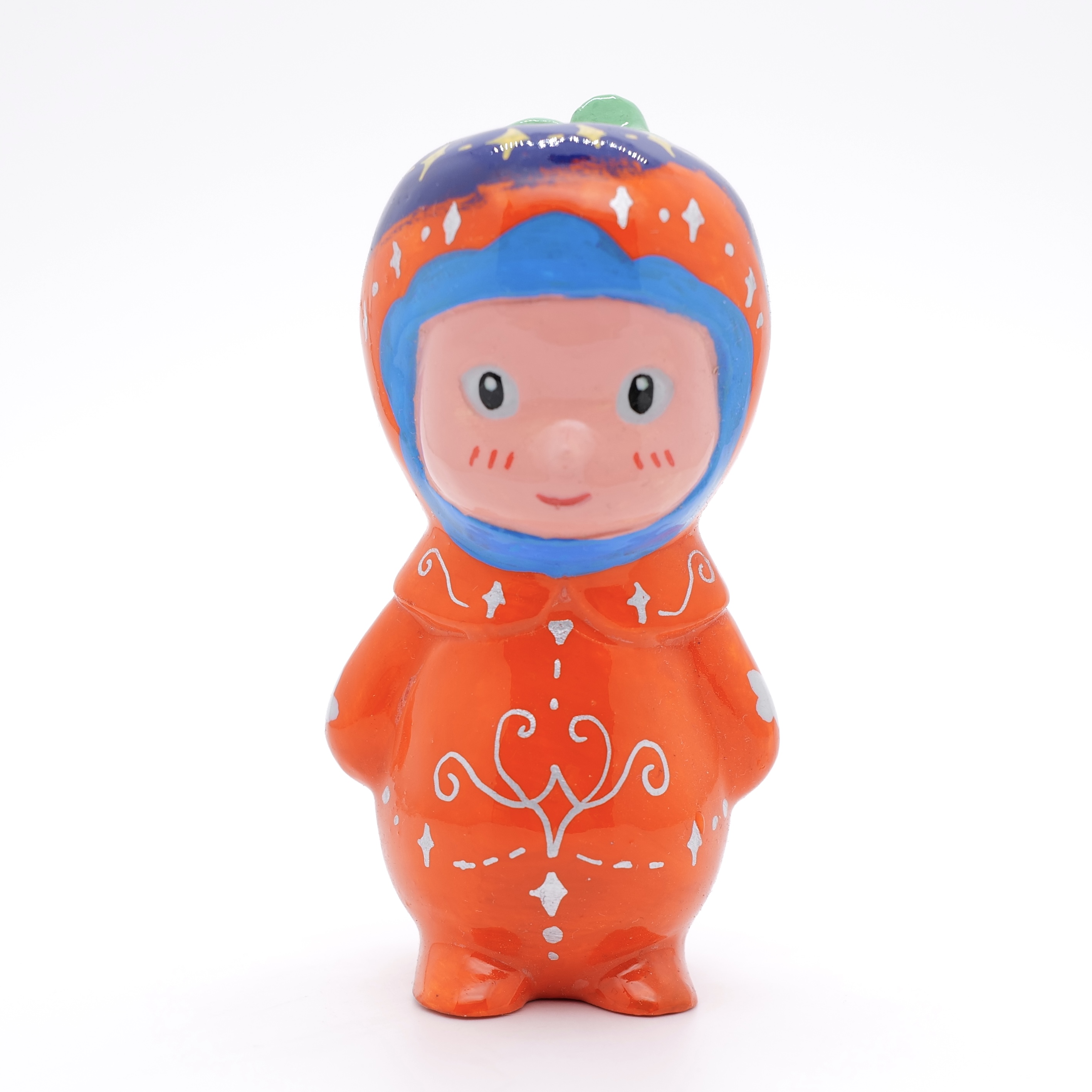 PM 王甜心工作室《苹果娃娃》石膏作品，仅一件（非王甜心本人绘画）