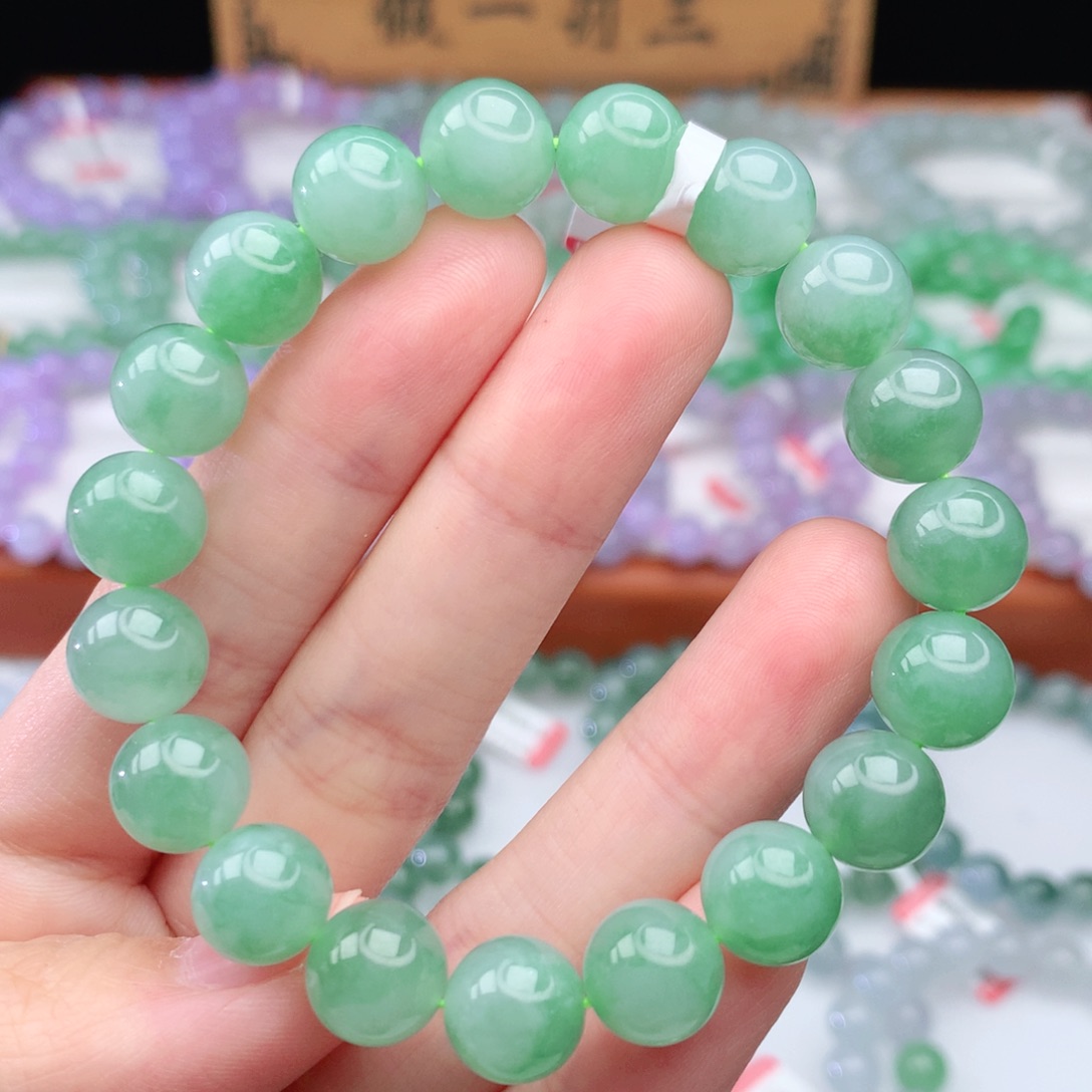 翡翠手链未镶嵌翡翠10mm